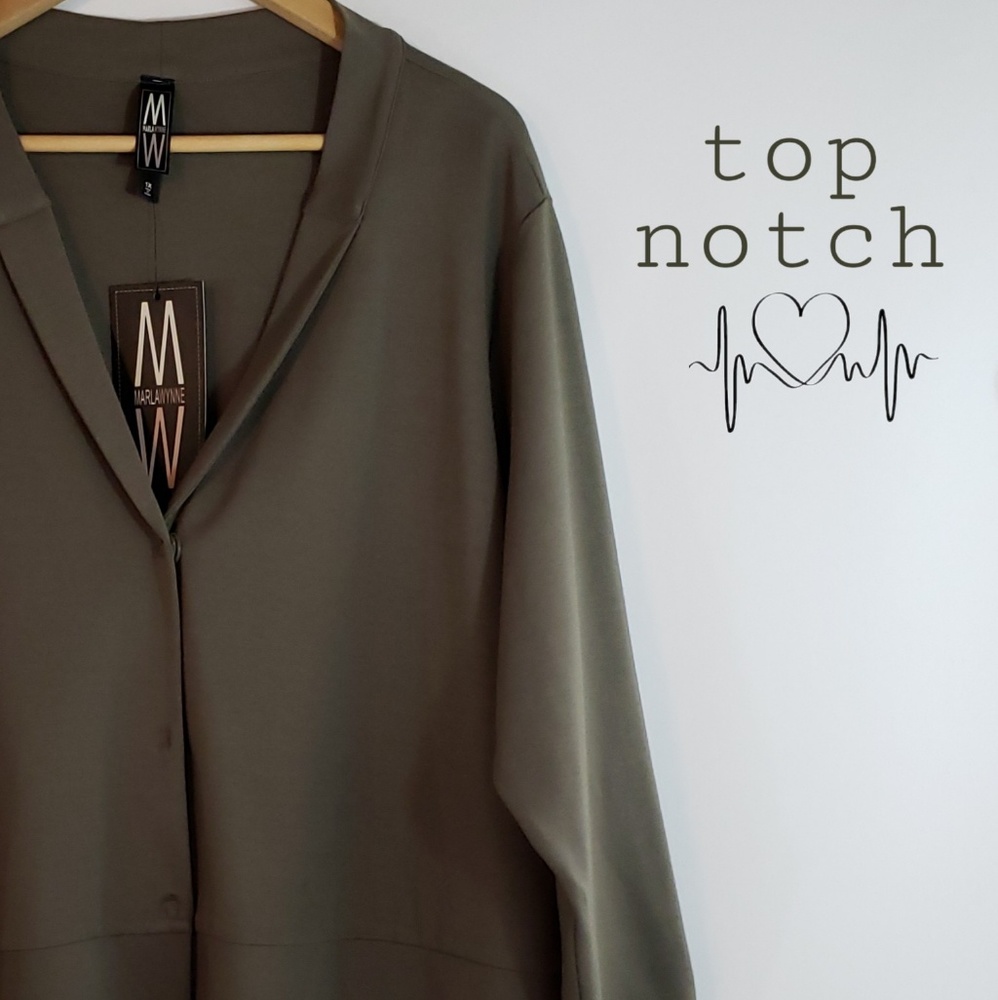 NWT MarlaWynne Snap Ruffle Jacket